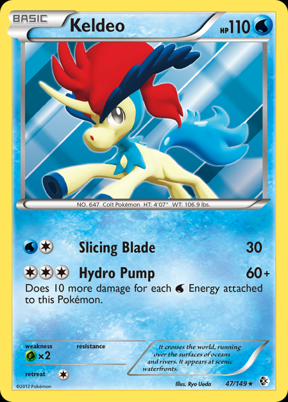 Keldeo (Reverse Holo)