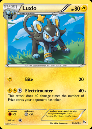 Luxio (Reverse Holo)