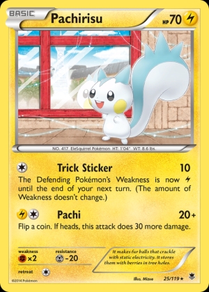 Pachirisu (Reverse Holo)