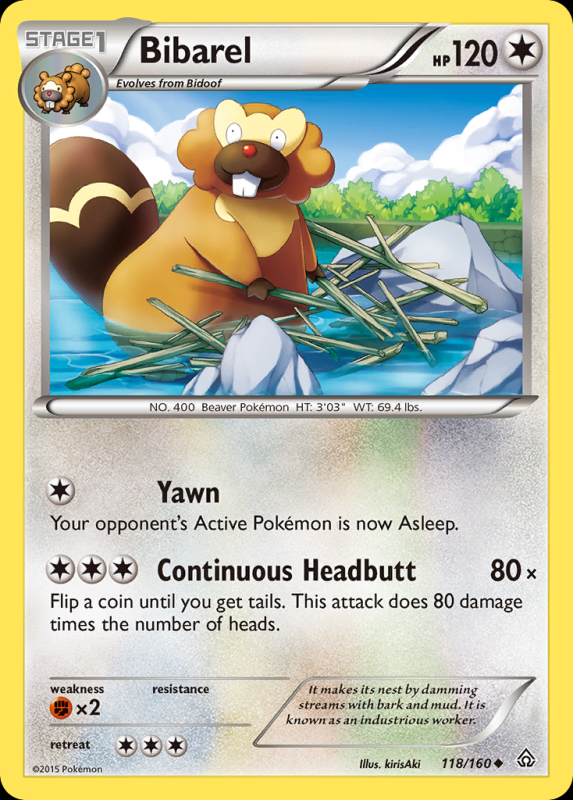 Bibarel (Reverse Holo)