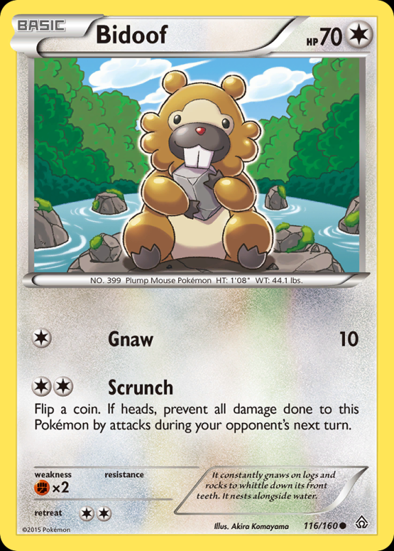 Bidoof (Reverse Holo)