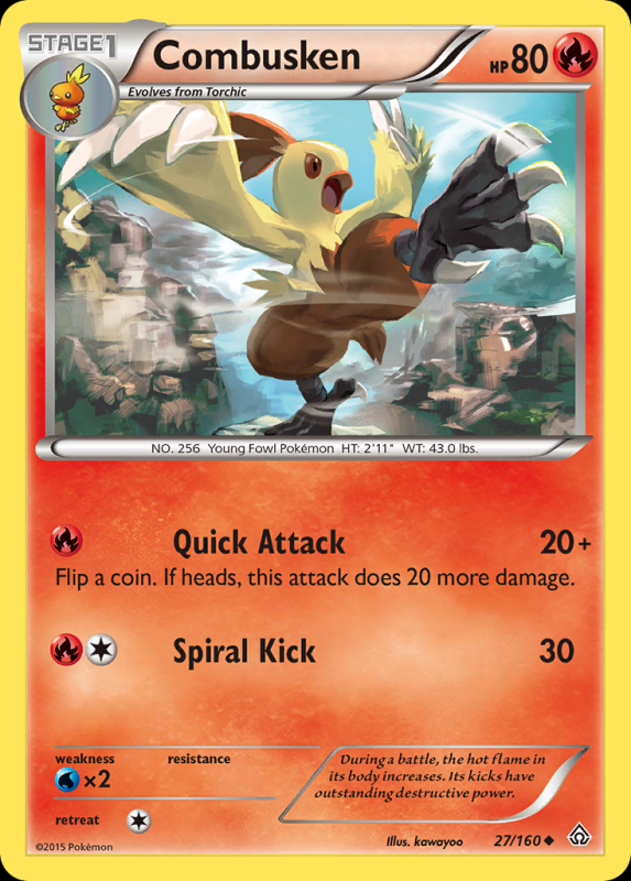 Combusken (Reverse Holo)