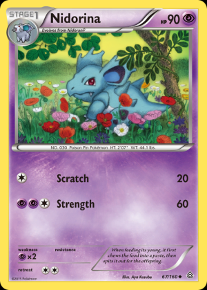 Nidorina (Reverse Holo)