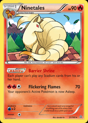 Ninetales (Reverse Holo)