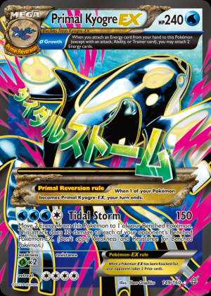 Primal Kyogre-EX (Slightly Played)