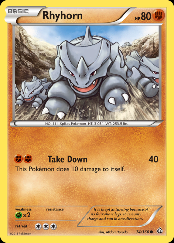 Rhyhorn (Reverse Holo)