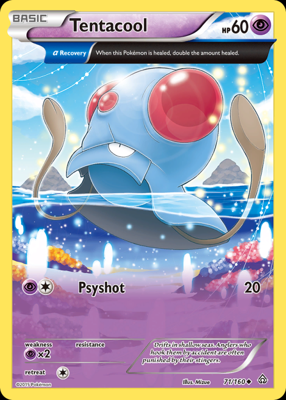 Tentacool (Reverse Holo)