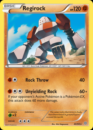 Regirock (Reverse Holo)