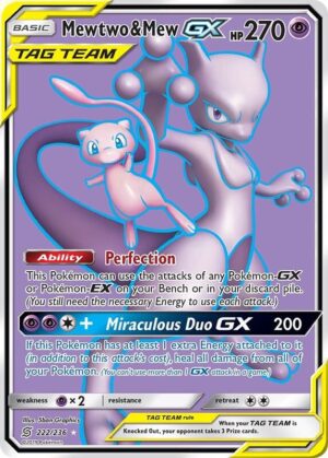 Mewtwo & Mew-GX (Full Art)