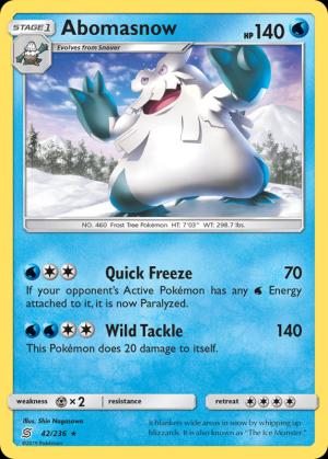 Abomasnow (Reverse Holo)