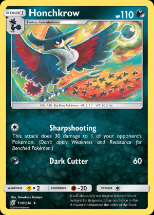 Honchkrow (Reverse Holo)