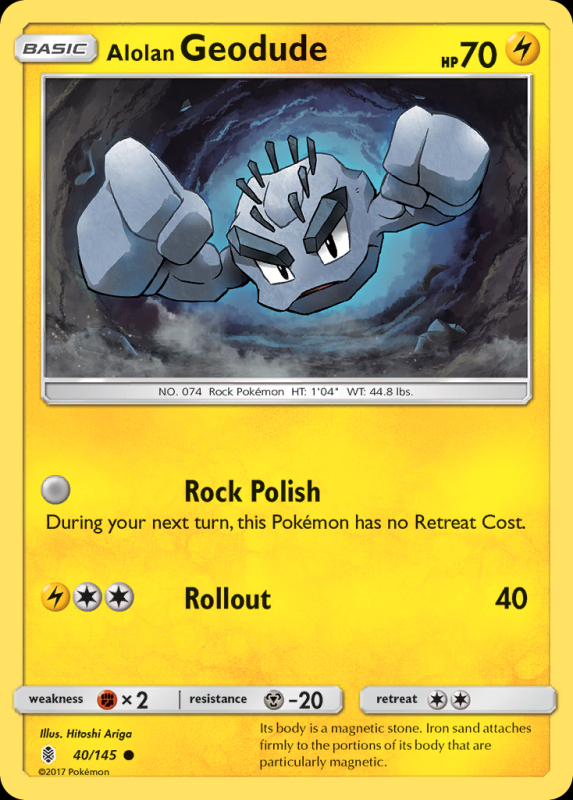 Alolan Geodude (Reverse Holo)