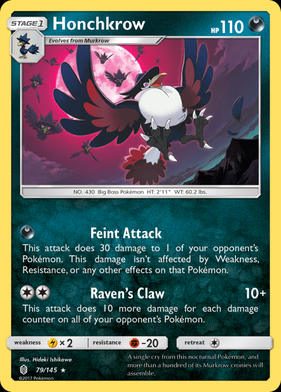 Honchkrow (Reverse Holo)