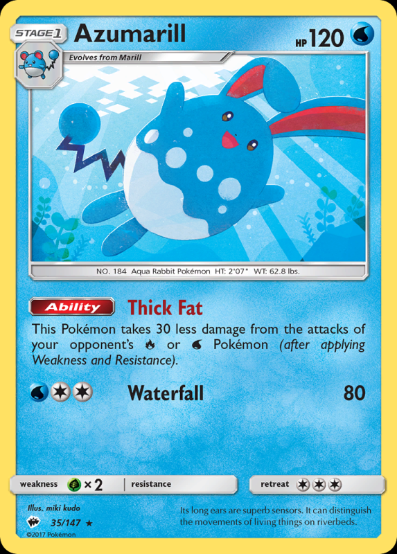 Azumarill (Reverse Holo)
