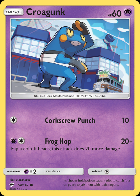 Croagunk (Reverse Holo)