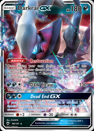 Darkrai-GX (Slightly Played)