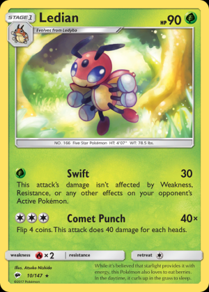 Ledian (Reverse Holo)