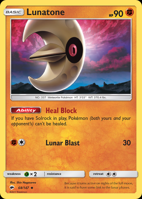 Lunatone (Reverse Holo)