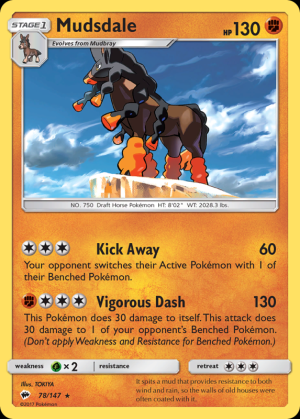 Mudsdale (Reverse Holo)