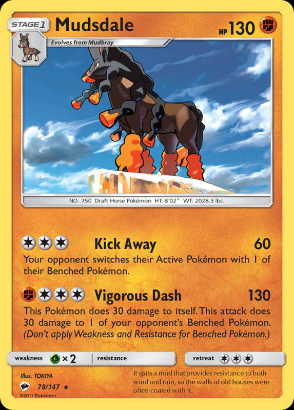 Mudsdale (Reverse Holo)