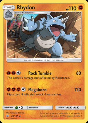 Rhydon (Reverse Holo)