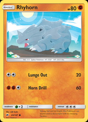Rhyhorn (Reverse Holo)