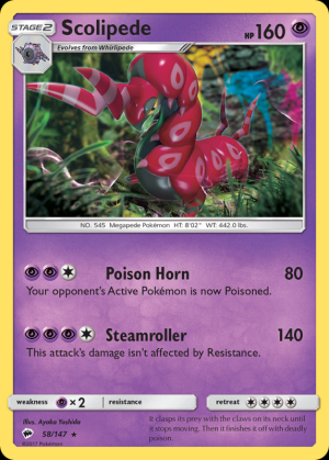 Scolipede (Reverse Holo)