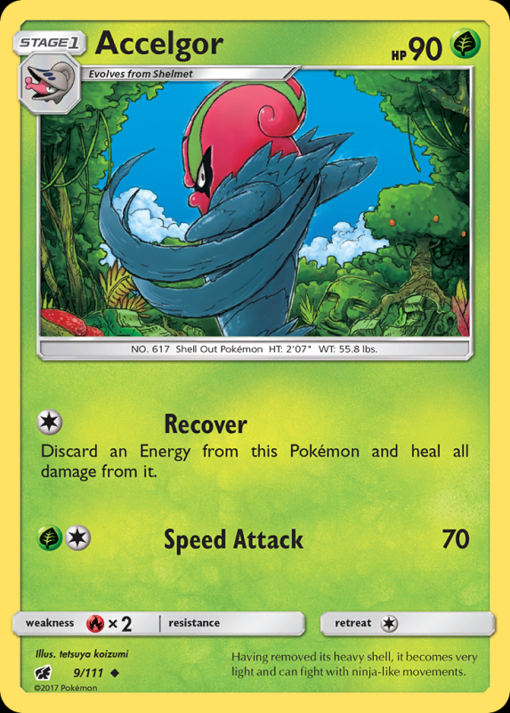 Accelgor (Reverse Holo)