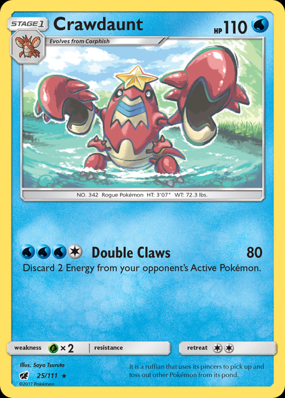 Crawdaunt (Reverse Holo)