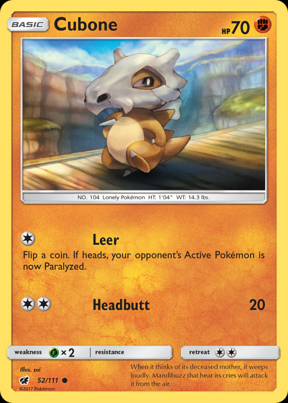 Cubone (Reverse Holo)