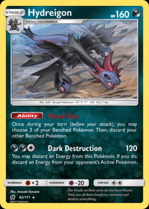 Hydreigon (Reverse Holo)
