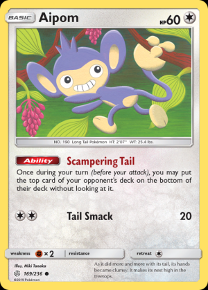 Aipom (Reverse Holo)