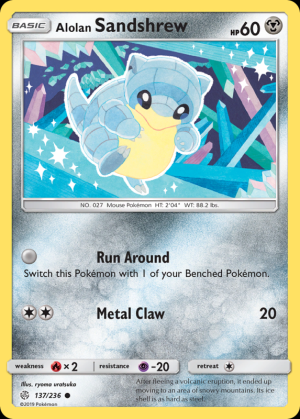 Alolan Sandshrew (Reverse Holo)