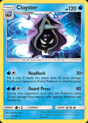 Cloyster (Reverse Holo)