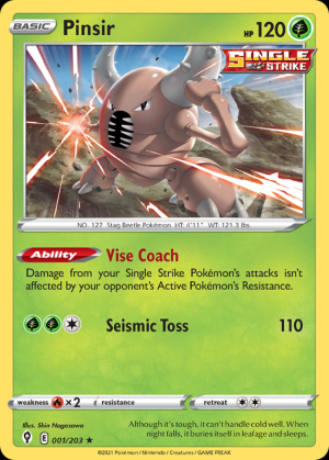 Pinsir (Reverse Holo)