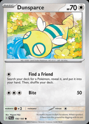 Dunsparce (Reverse Holo)