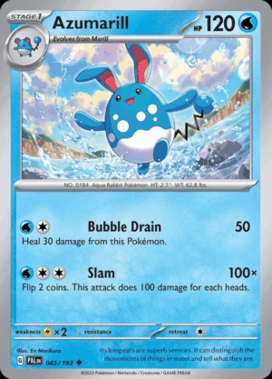 Azumarill (Reverse Holo)