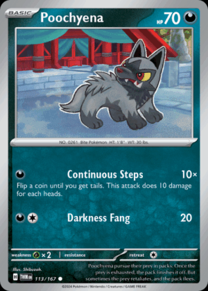 Poochyena (Reverse Holo)