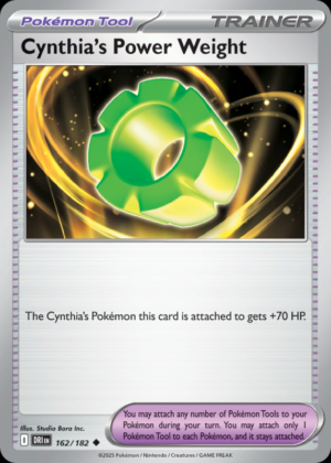 Cynthia's Power Weight (Reverse Holo)